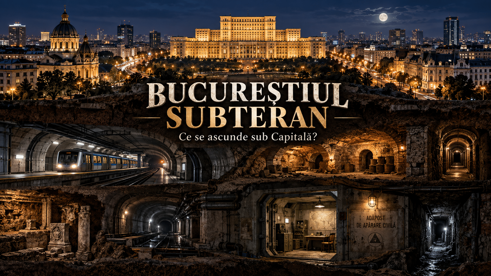 tuneluri secrete bucurești